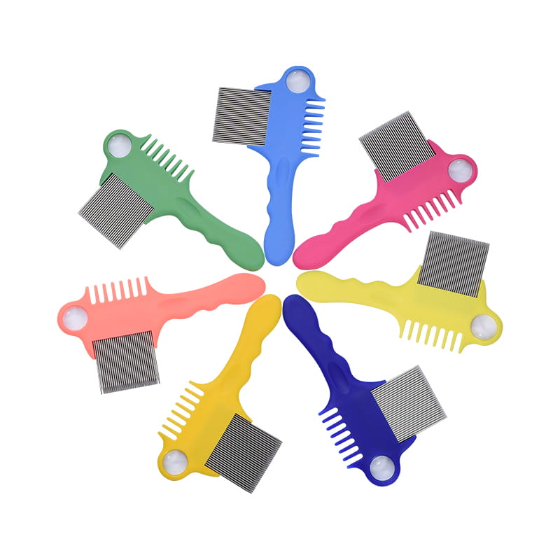 Precision a dente fine manico a pidocchi pettine Precision a dente fine manico a pidocchi pettine