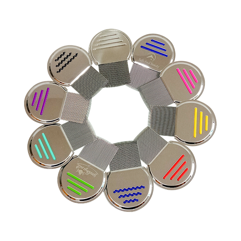 Pettine di deworming per animali domestici con denti strettamente pettinati